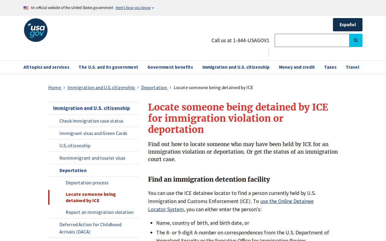 Stratford ICE detainee release locator guidance